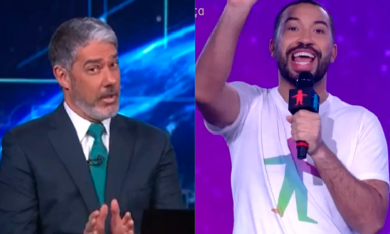 William Bonner é surpreendido por declaração de Gil do Vigor ao vivo no Jornal Nacional