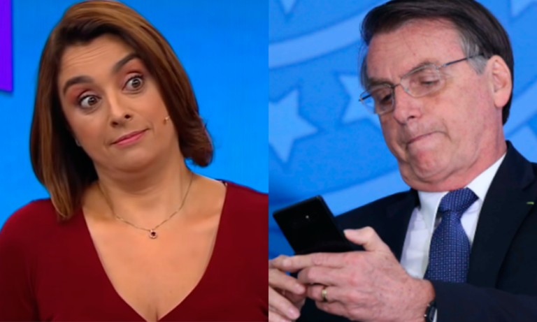 Catia Fonseca dispara deboche contra apoiador de Bolsonaro ao vivo: “Pelo amor de Deus”