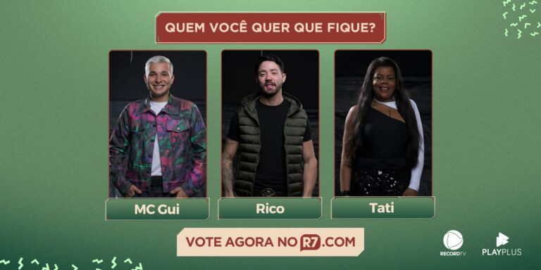 A Fazenda 13: Resultado parcial enquete UOL votação sexta Roça