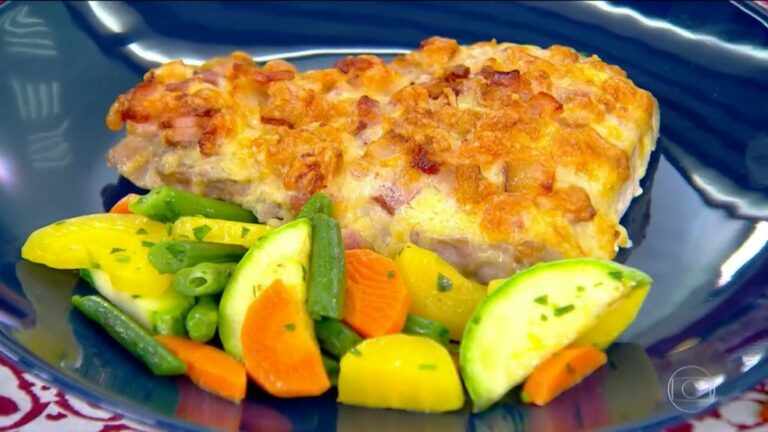 Receita de Bisteca com crosta de queijos da Ana Maria Braga no Mais Você, 11/10/2021