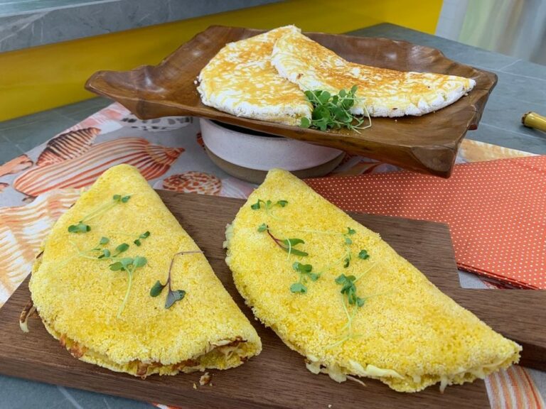 Receita de Tapioca com farinha de milho da Ana Maria Braga no Mais Você, 13/10/2021