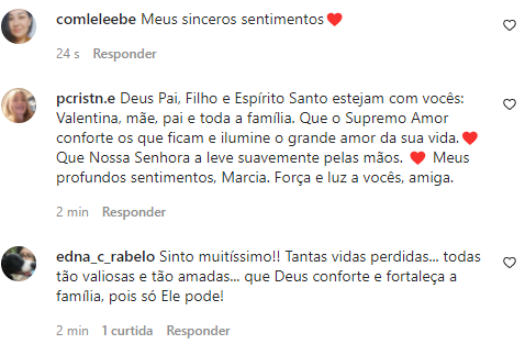 Comentários Marcia