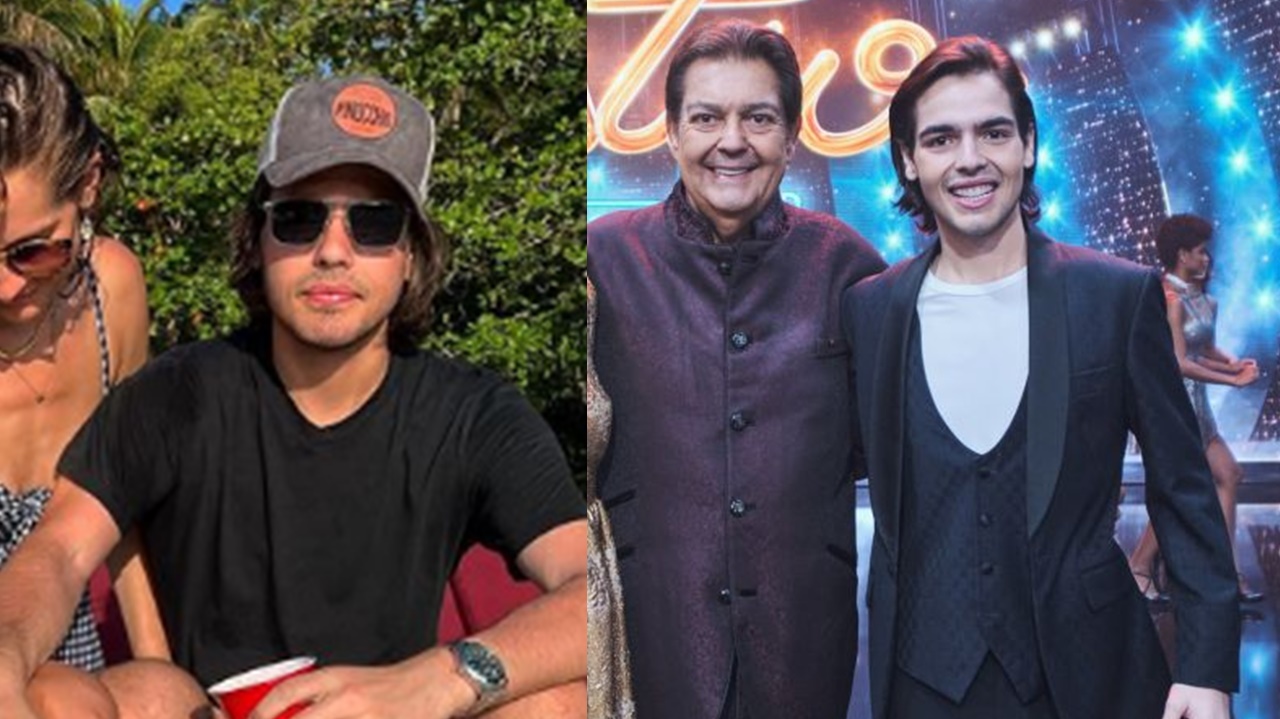 Aos 17 anos, filho de Faustão assume namoro com modelo de 33