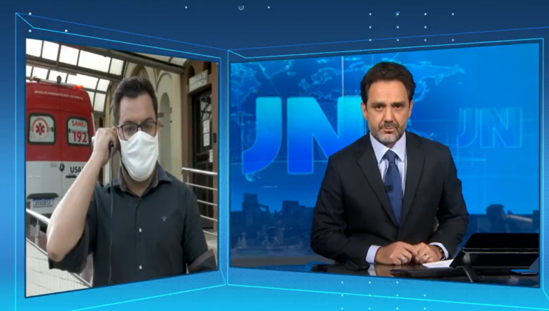 Jornal Nacional é atingido por falha técnica em cobertura de desastre em Capitólio: “Perdemos a conexão”