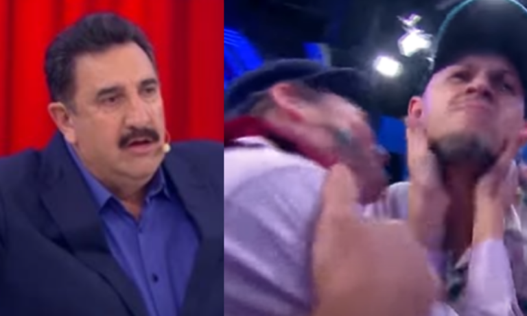 Marquito causa confusão, agarra convidado e é expulso por Ratinho: “Tira ele daqui”