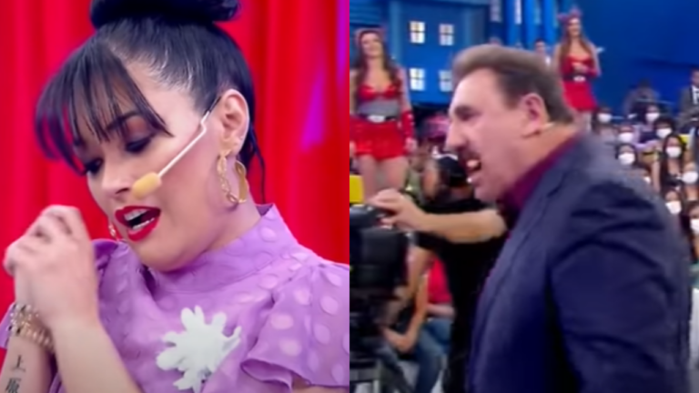 Ratinho grita, expulsa e xinga Milene Pavorô no SBT: “Boca aberta, língua de jacaré”