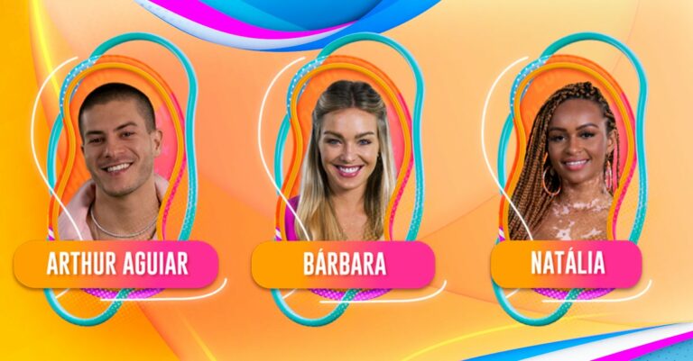 Enquete Paredão BBB22: Arthur x Bárbara x Natália; quem deve sair?