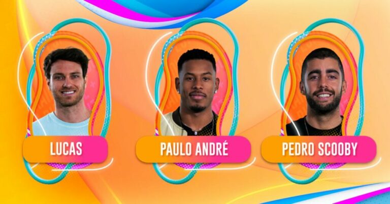 Enquete Paredão BBB22: Lucas x Paulo André x Pedro Scooby; quem deve sair?