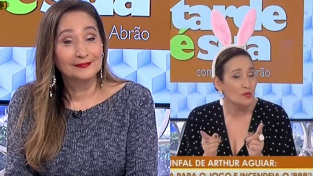 Sonia Abrão comemora de coelhinha volta de Arthur
