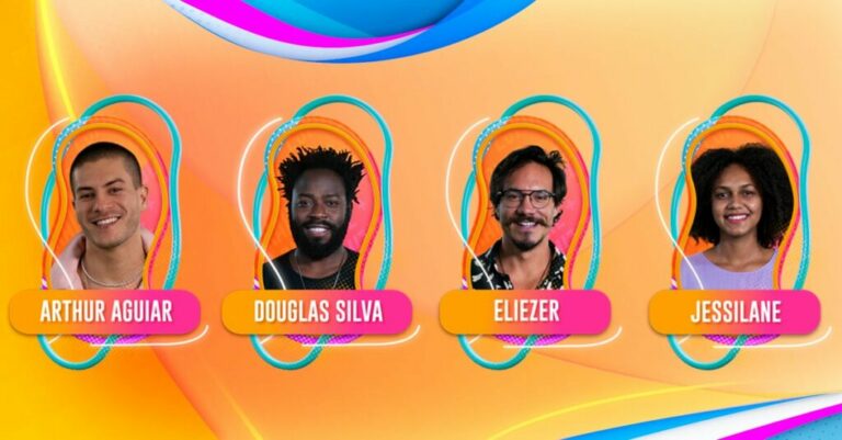 Enquete Paredão BBB22: Arthur x Douglas x Eliezer x Jessilane; quem deve sair?