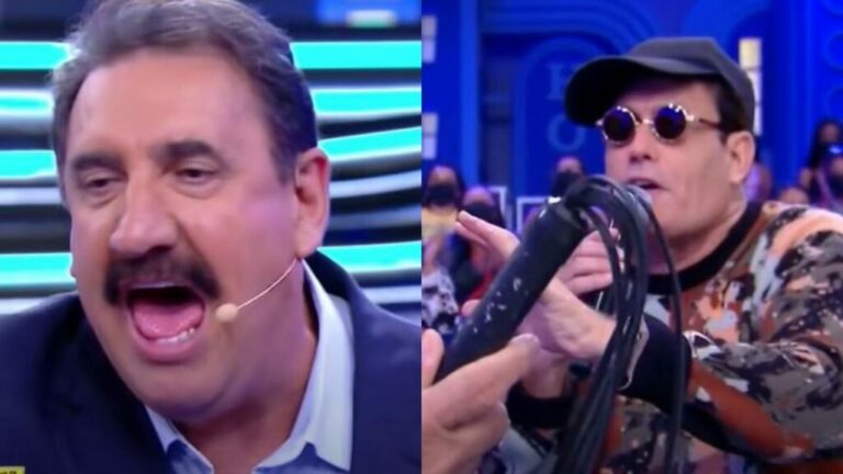 Ratinho dá chicotadas ao vivo em Sérgio Mallandro no SBT: “Você já era”