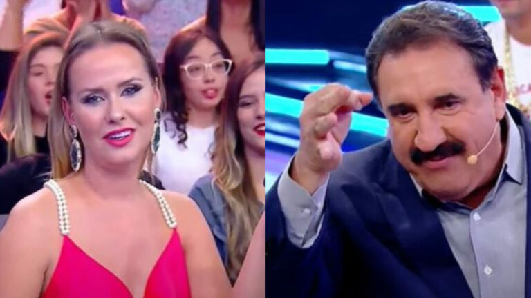 Ratinho dá bronca e Lola Melnick rebate ao vivo no SBT: “Russa escandalosa”