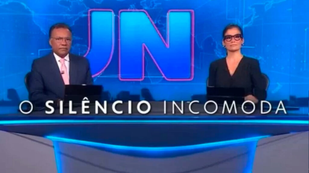 Jornal Nacional faz 1 minuto de silêncio
