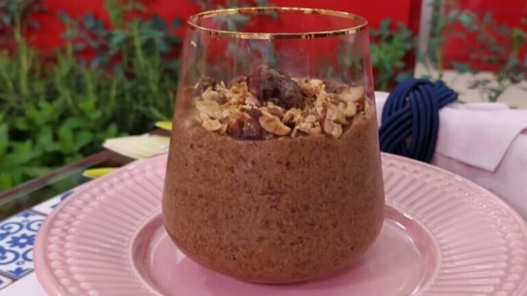 Receita de Mousse de Ameixa com Castanha de Caju da Ana Maria Braga no Mais Você, 09/06/2022