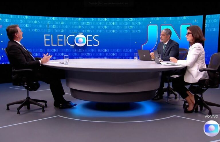 Confira a audiência da entrevista de Bolsonaro ao Jornal Nacional, na Globo