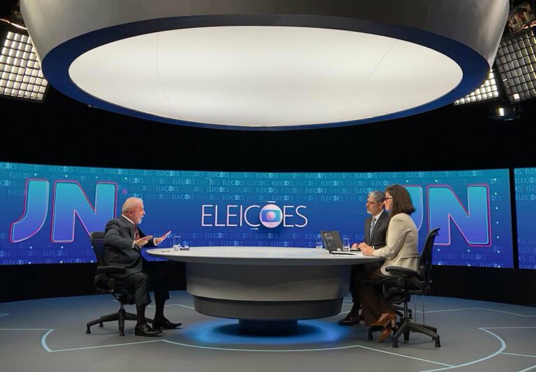 Confira a audiência da entrevista de Lula ao Jornal Nacional, na Globo