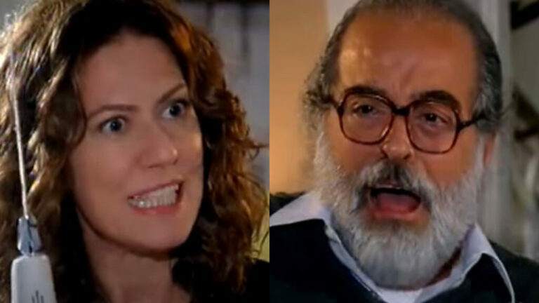 A Favorita: Flora se livra de Pedro com torta envenenada: “Sua diaba”