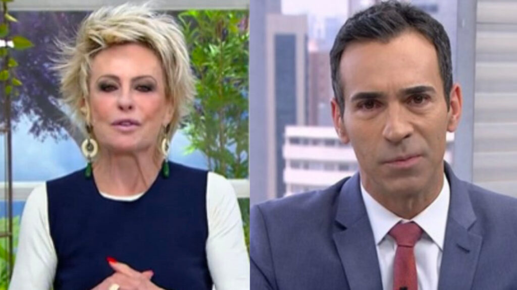 Ana Maria Braga faz homenage a César Tralli