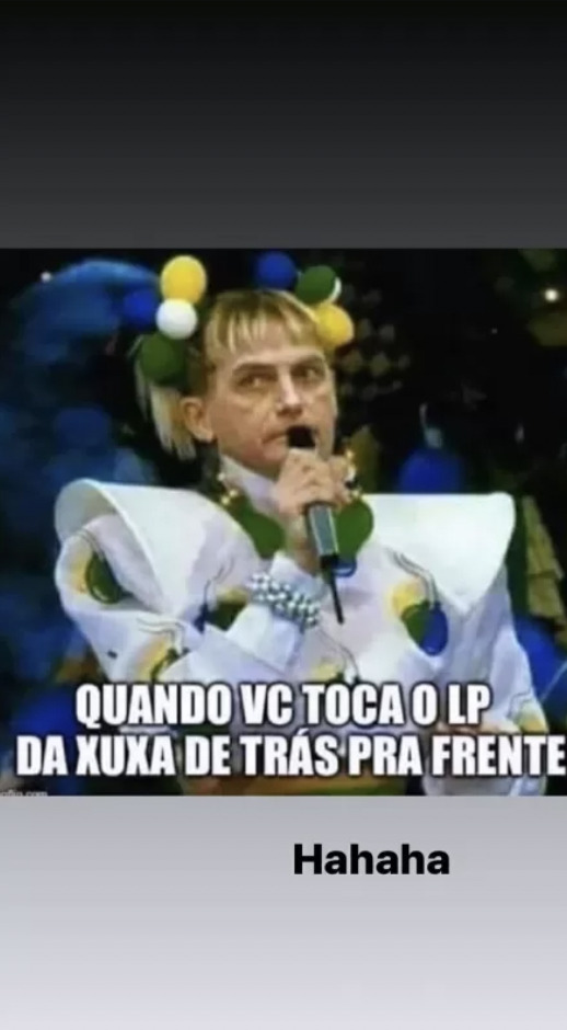 Xuxa meme Bolsonaro