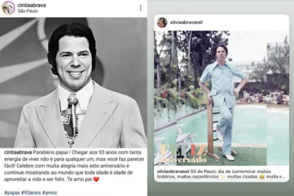 Filhas erram idade de Silvio Santos