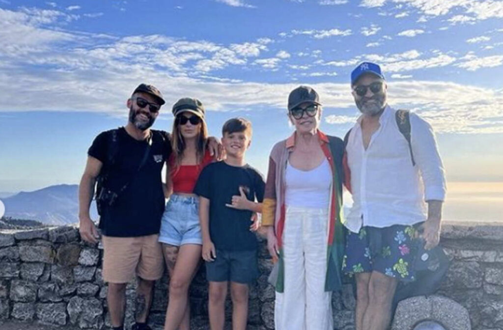 Ana Maria Braga e família