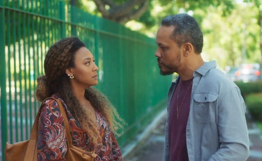 Sol e Carlão na novela Vai na Fé