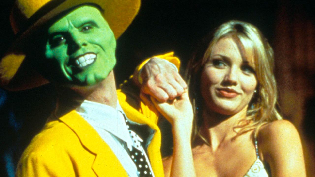 Jim Carrey e Cameron Diaz em O Máskara
