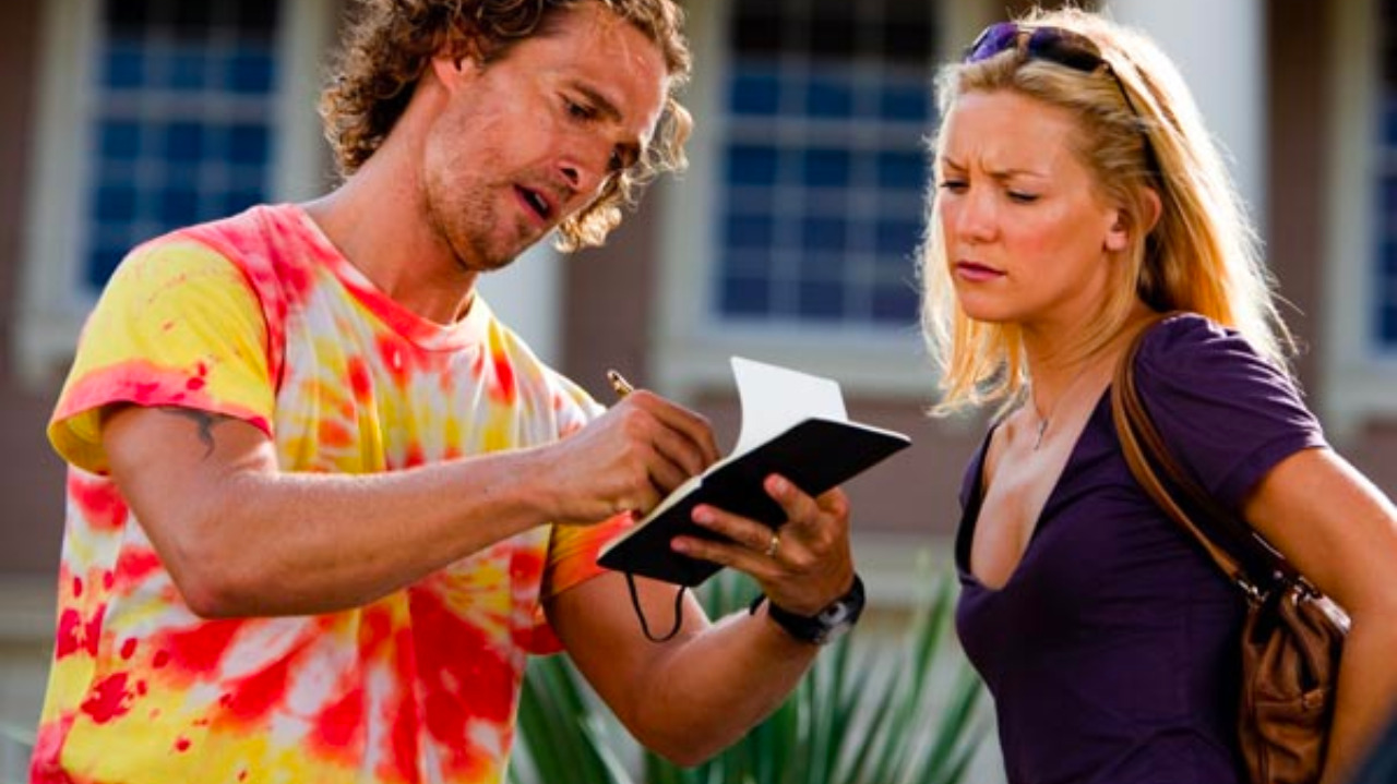 Mcconaughey e Hudson em Um Amor De Tesouro