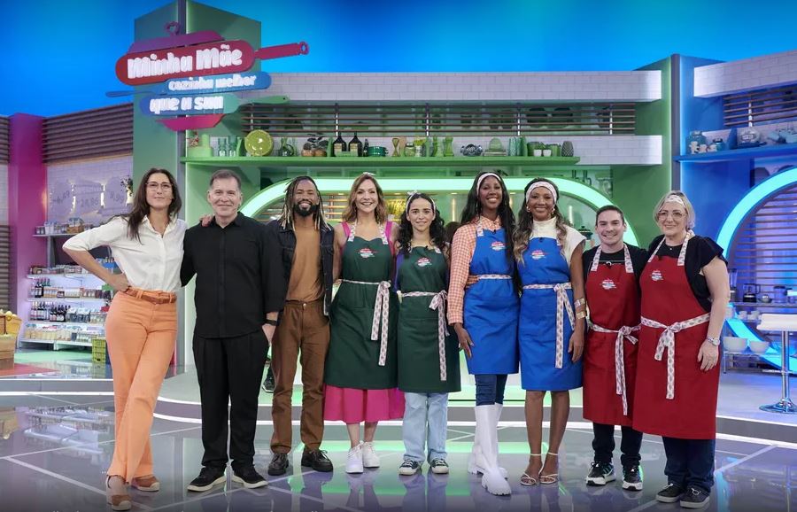 Maria Beltrão, Arthur Zanetti e Camilla de Lucas participam do Minha Mãe Cozinha Melhor Que a Sua