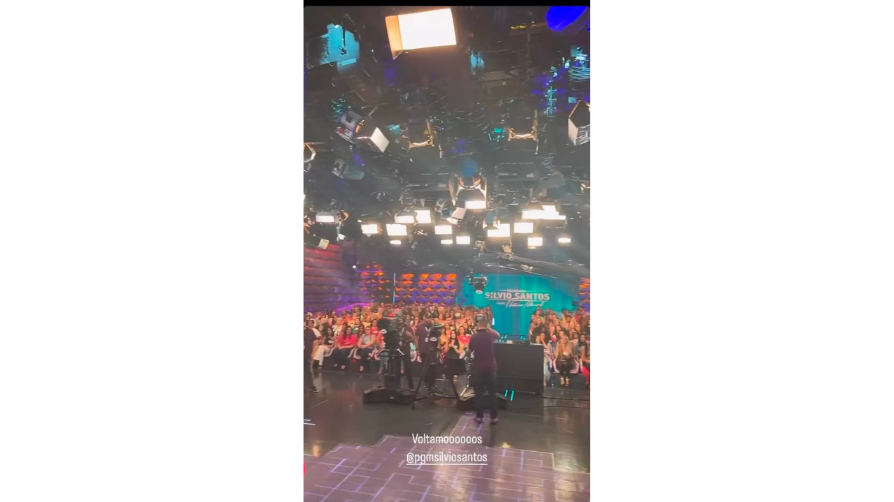 Programa Silvio Santos com Patrícia Abravanel