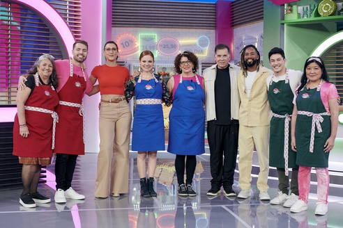 Maria Eduarda de Carvalho, Arthur Nory e Matheus Costa no ‘Minha Mãe Cozinha Melhor Que a Sua’