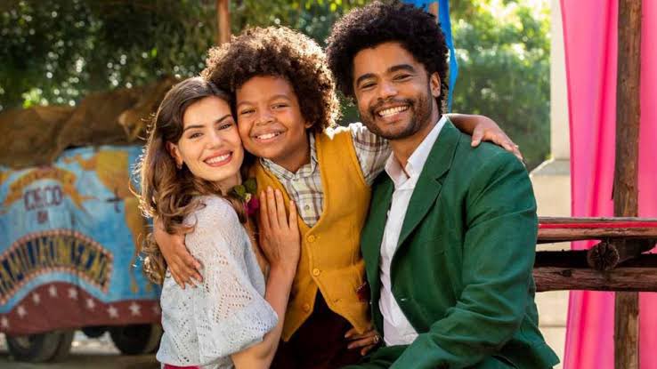 Novela Amor Perfeito Orlando, Marê e Marcelino