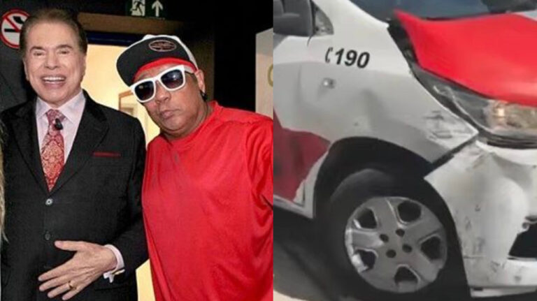 Liminha sofre acidente a bate carro em viatura da polícia