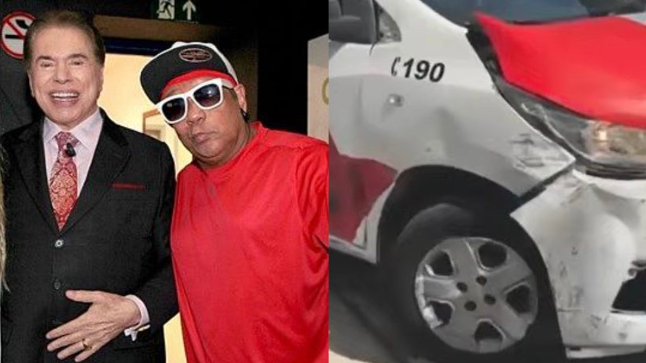 Liminha sofre acidente a bate carro em viatura da polícia