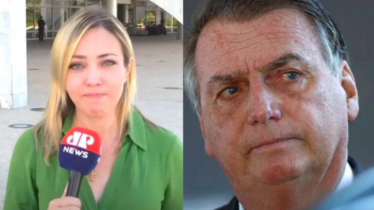 Repórter da Jovem Pan chora ao vivo ao noticiar ação da PF contra Jair Bolsonaro