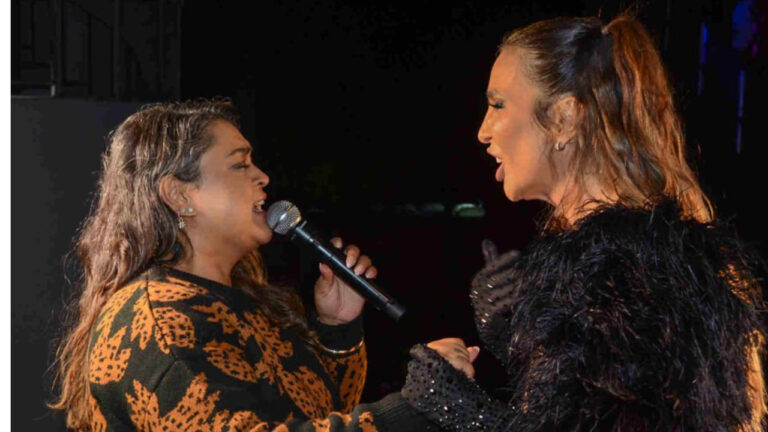 Preta Gil faz participação especial no show de Ivete Sangalo