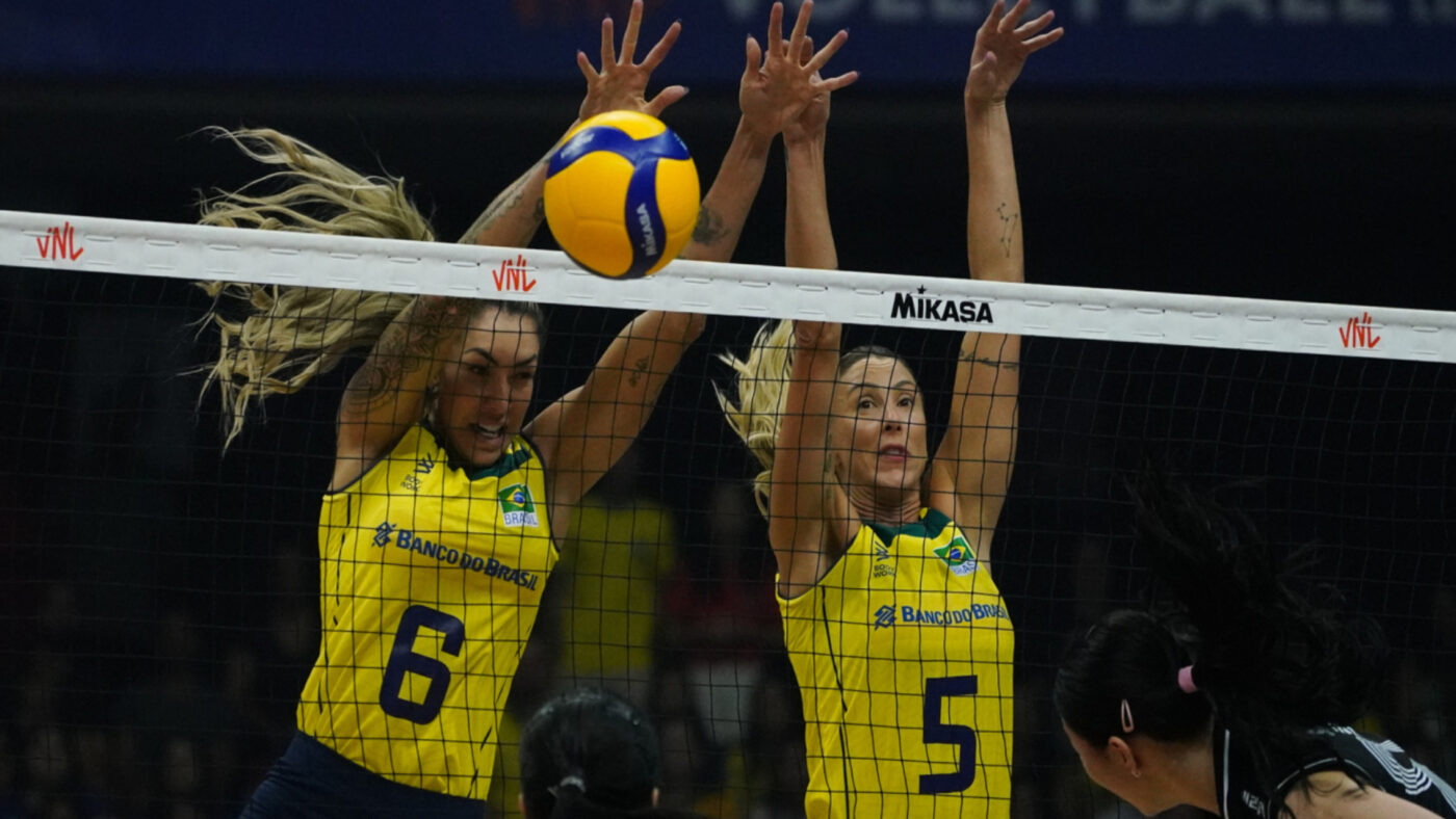 Thaísa e Pri Daroit por jogo do Brasil