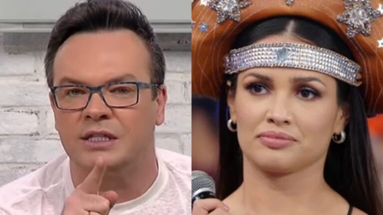 Felipeh Campos surta ao vivo após levar fora de Juliette