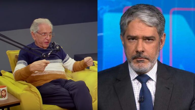 Carlos Alberto de Nóbrega critica jornalismo da Globo e cita William Bonner