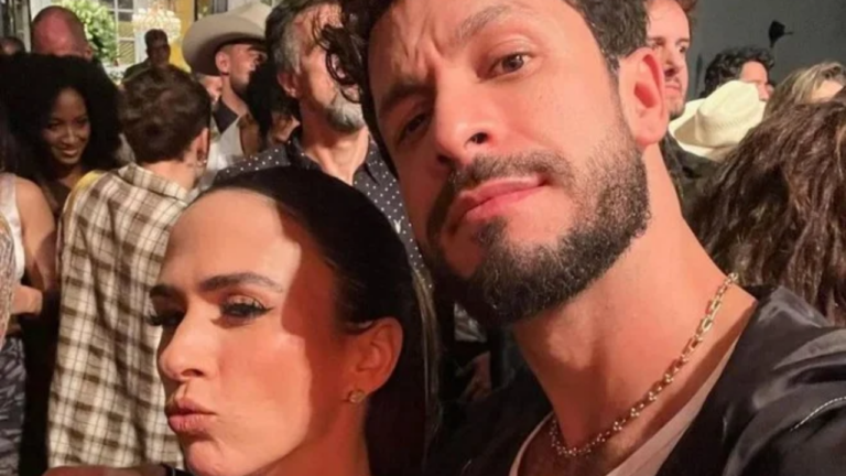 Tatá Werneck ganha presente caro de Rainer Cadete e reage: “Fiquei emocionada”