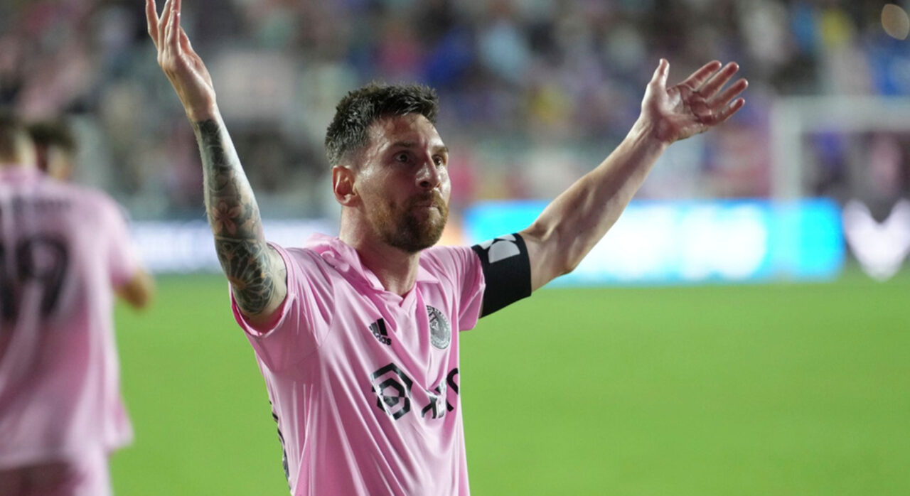 Messi em jogo no Inter Miami