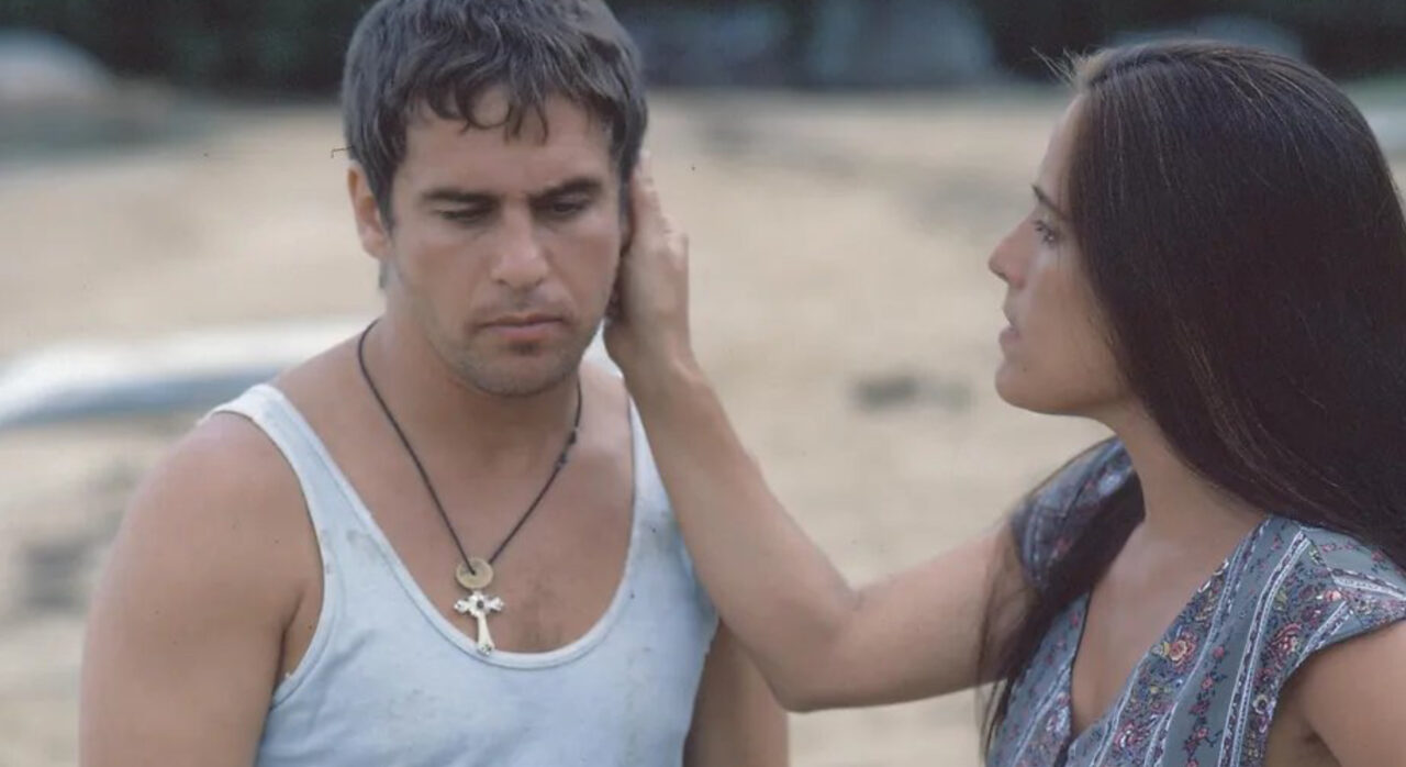 Tonho da Lua e Raquel em Mulheres de Areia
