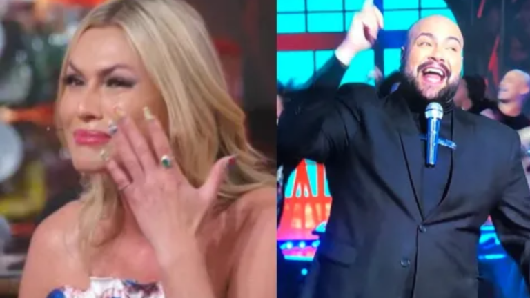 Na Globo, Lívia Andrade chora e manda recado para Silvio Santos