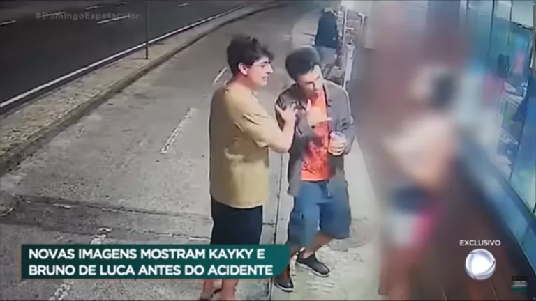 Kayky Brito: vídeo mostra ator sendo afastado de mulher por Bruno de Luca antes do acidente