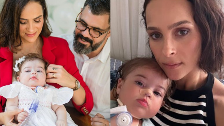 Esposa de Juliano Cazarré detalha lesões da filha: “Depende para viver”