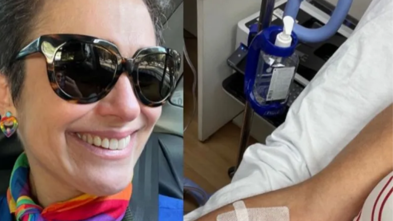 Sandra Annenberg pisa em taturana venenosa e vai parar no hospital: ‘Pegando fogo’