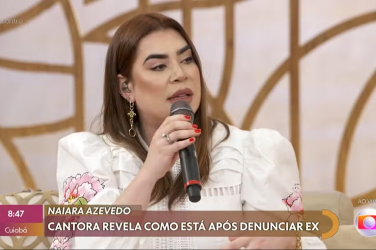 Naiara Azevedo comenta como se sente um mês após denunciar ex-marido por violência