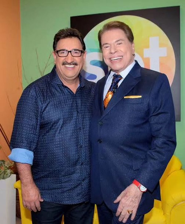 Ratinho e Silvio Santos — Foto: Reprodução / Instagram
