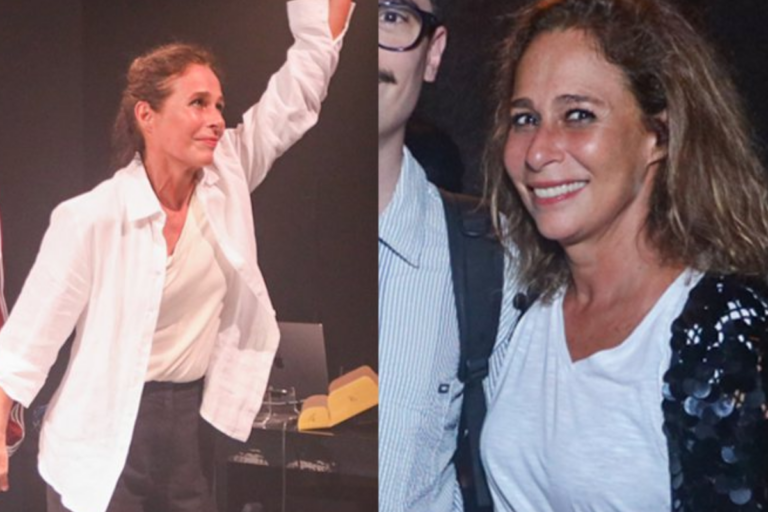 Com poucas aparições, Andréa Beltrão surge em novas fotos com o filho mais velho