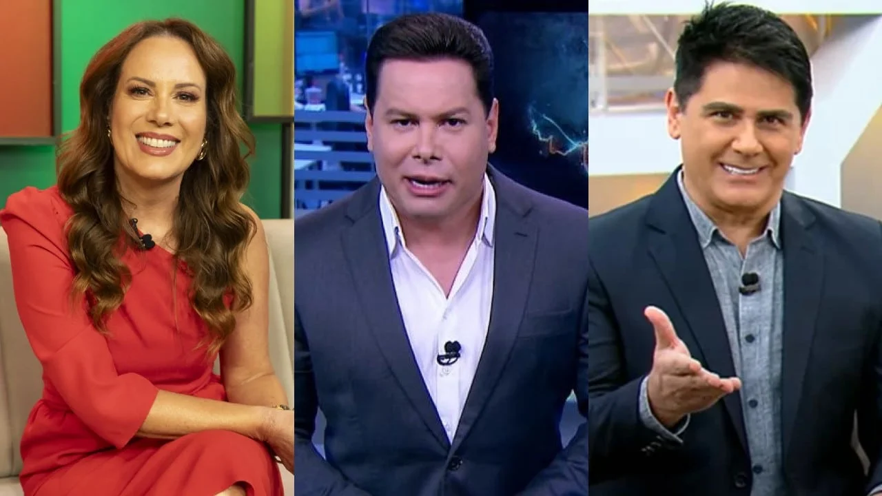 Regina Volpato, Marcão do Povo e César Filho (Reprodução)